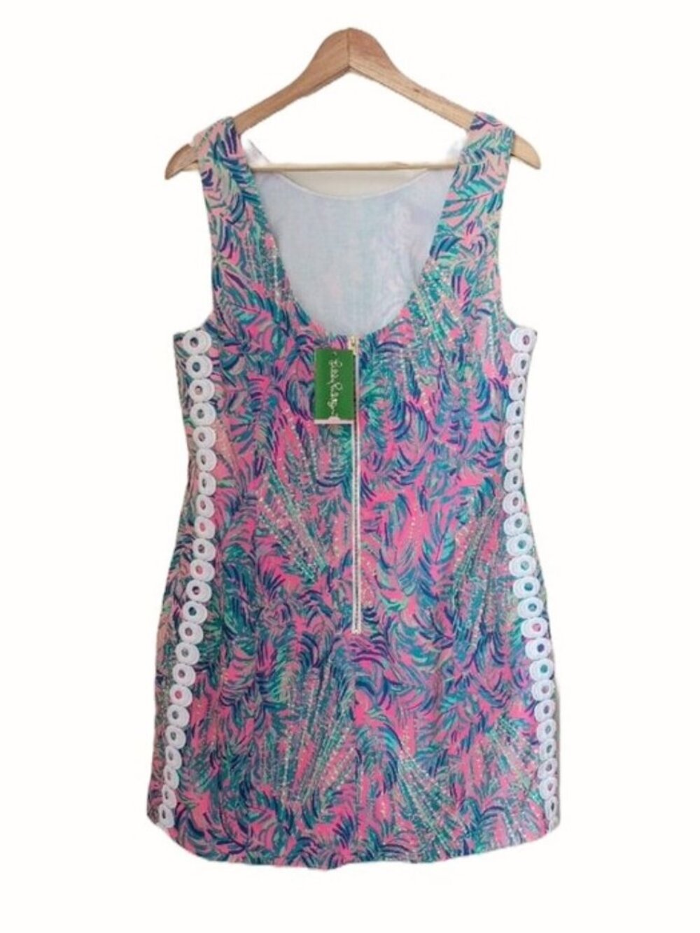Lilly Pulitzer Pink Sunset Coco Breeze Mila Shift Dress Size 16 NWT